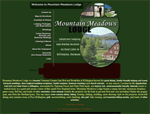 Tablet Screenshot of mountainmeadowslodge.com